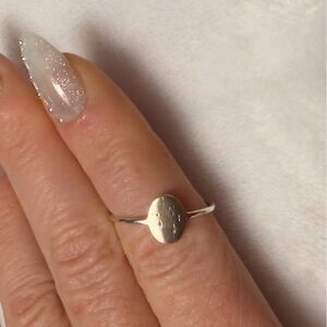 Sterling Silver Constellation Ring CZ Size 10 3/4